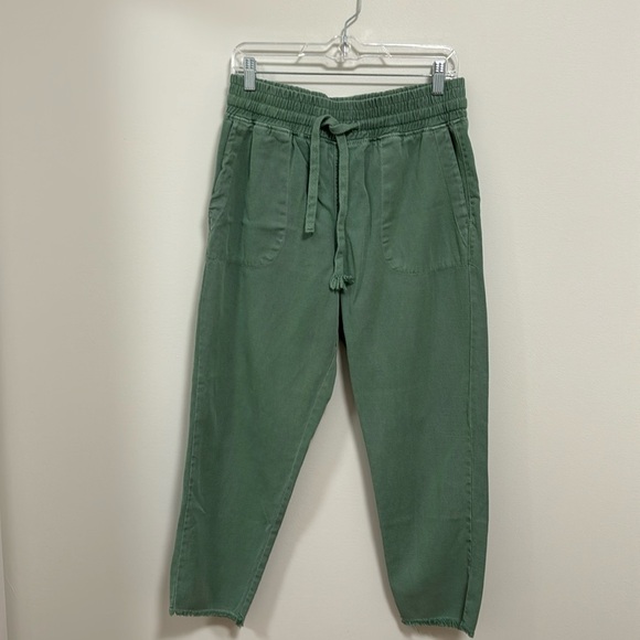 Zara Soft Lyocell blend Pants with Distressed ends US L - Picture 1 of 2